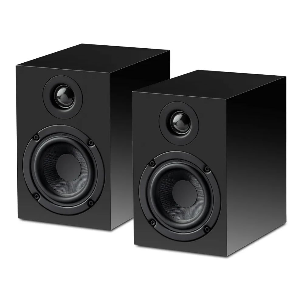 Caixa bookshelf Pro-ject Speaker Box 3E - High Gloss Black - Par