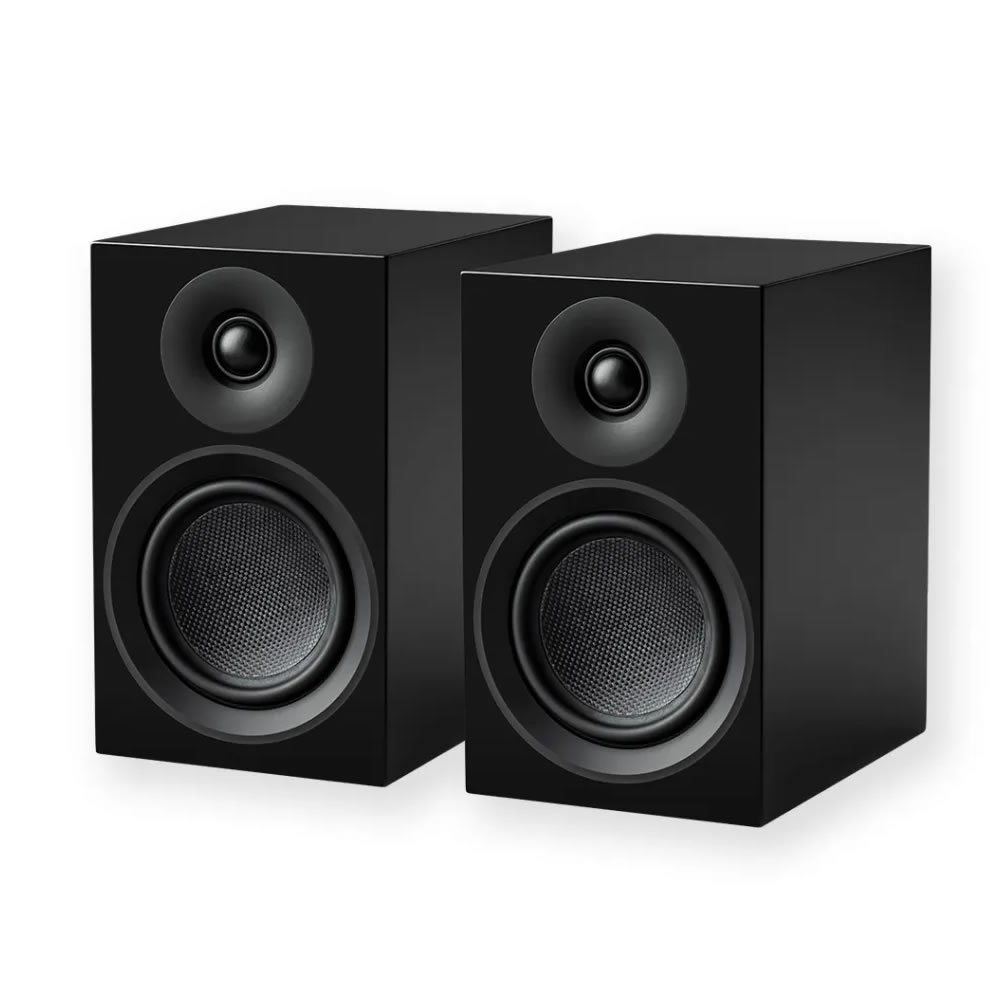 Caixa bookshelf Pro-ject Speaker Box 5E Carbon - High Gloss Black - Par