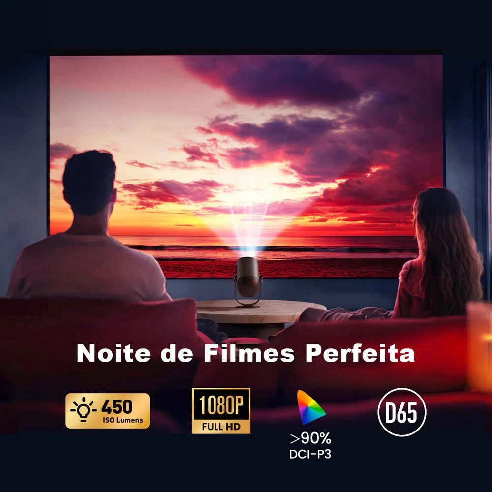 Projetor Portátil Led Dangbei Freedo - Full HD - 450 lumens - Imagem 7