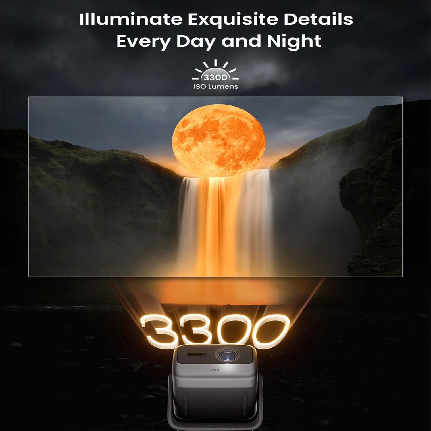 Projetor JMGO N1S Ultimate - 4k - Triple Laser - Imagem 5