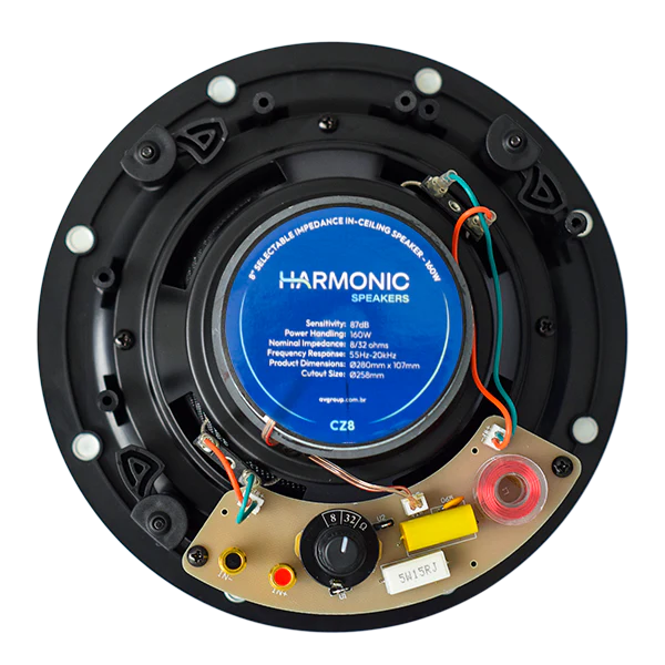 Caixa de embutir Harmonic CZ8 - 160W - unidade - Imagem 7
