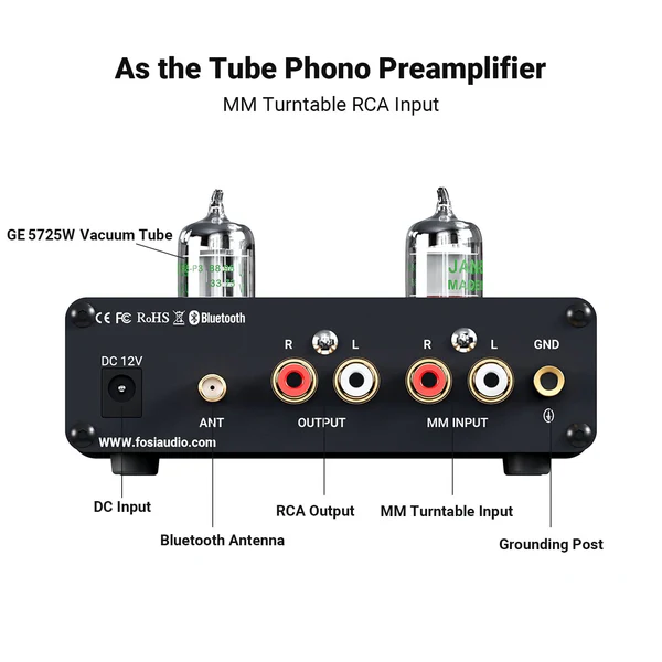 Pré de phono MM Fosi Audio X3 - Imagem 2