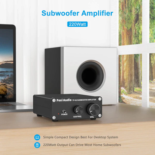 Amplificador Mono Sub Fosi Audio TP-02 - Imagem 3