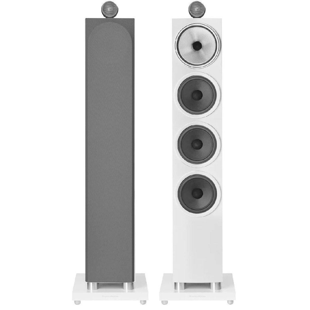 Caixa Torre B&W 702 S3 White - Par