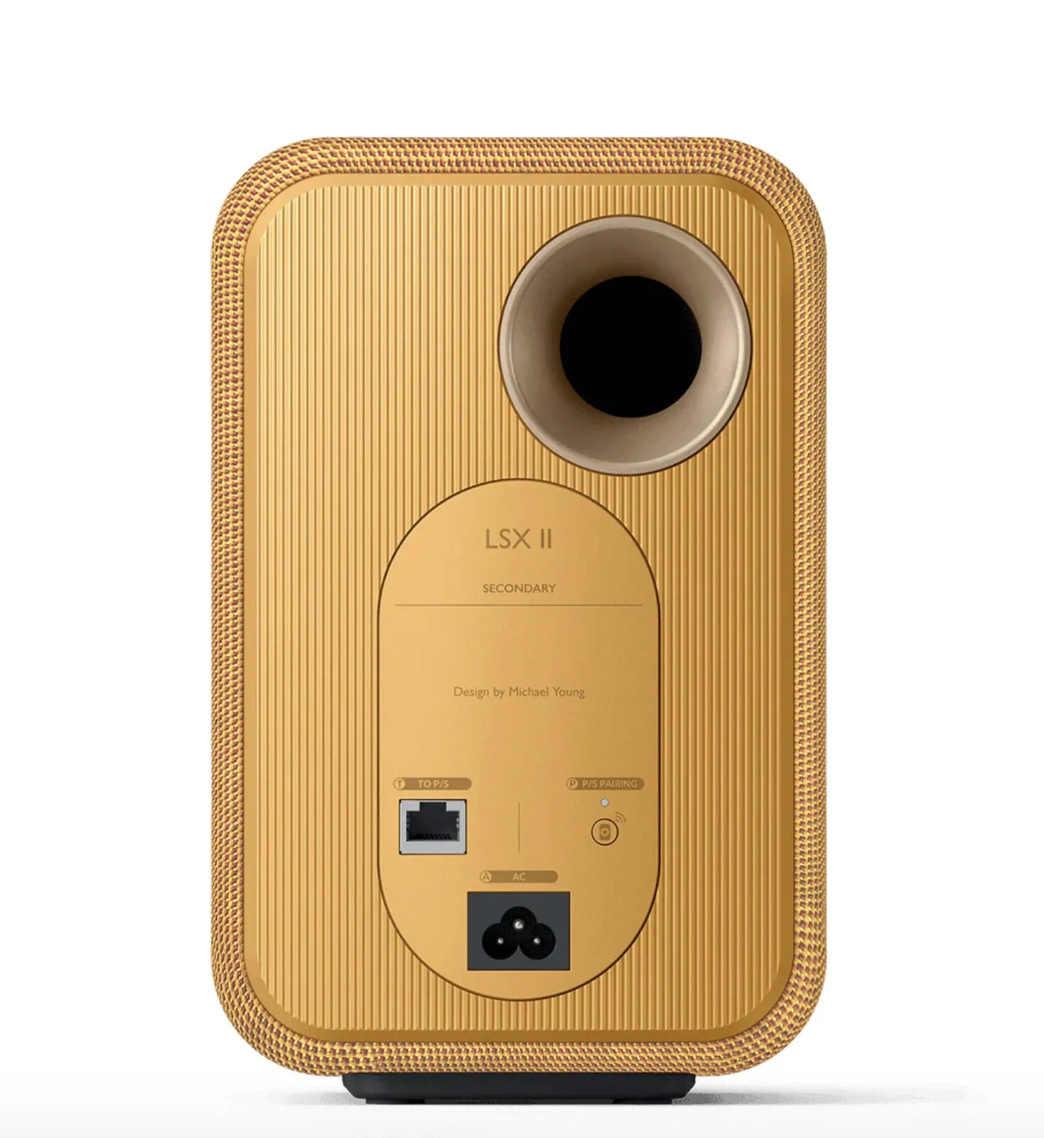 Caixa bookshelf amplificada KEF LSX II Wireless - Amber Haze - Par - Imagem 3