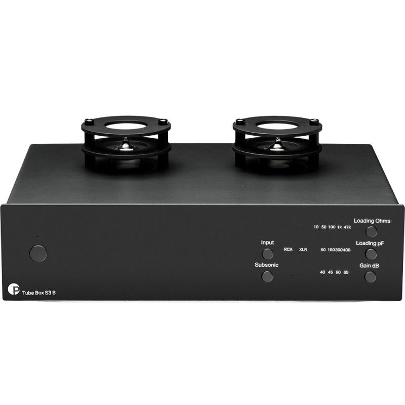 Pré de phono Pro-Ject Pro-Ject Tube Box S3 B - Preto