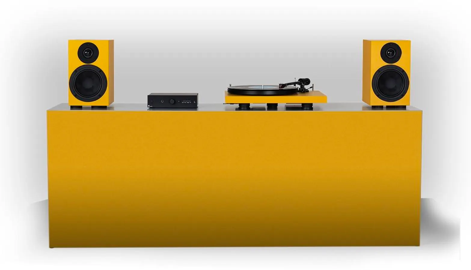 Caixa bookshelf Pro-ject Speaker Box 5E Carbon - Yellow - Par - Imagem 3