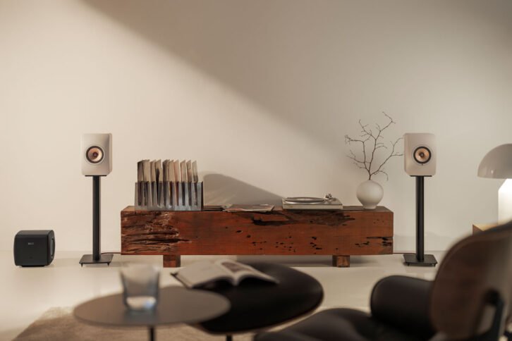 Caixa bookshelf amplificada KEF LS50 Wireless II - Sand Shell - Imagem 4