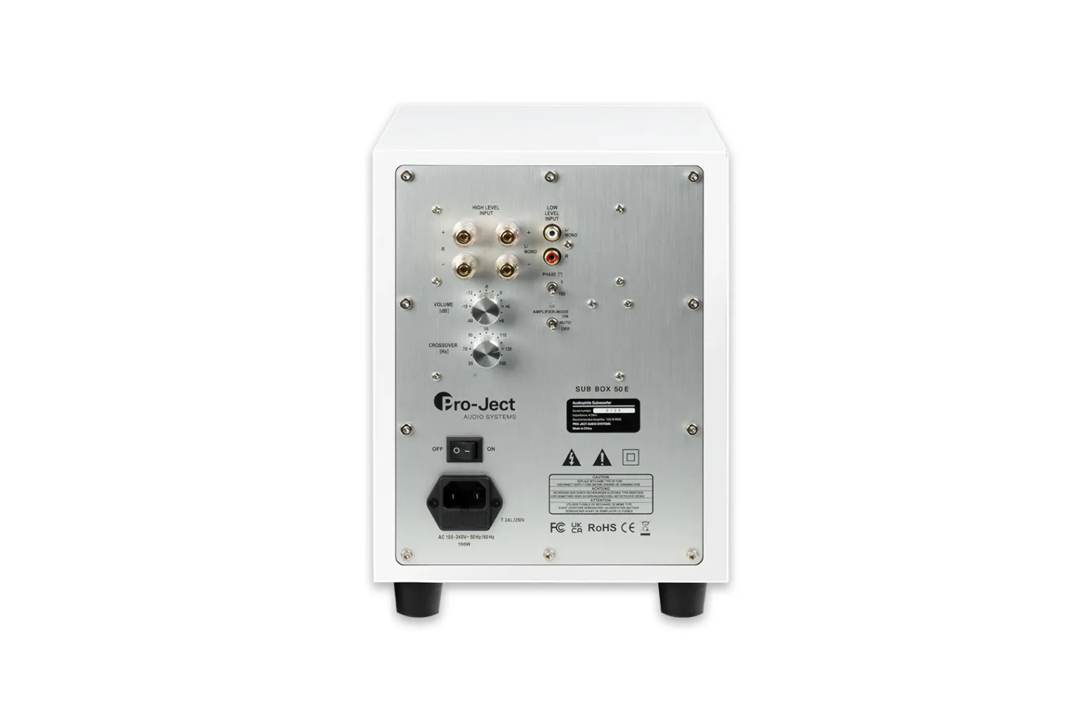 Subwoofer Pro-ject Sub Box 50 - High gloss white - Imagem 2