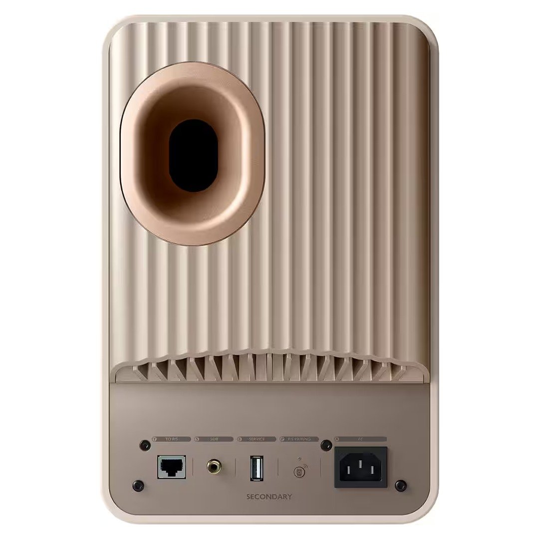 Caixa bookshelf amplificada KEF LS50 Wireless II - Sand Shell - Imagem 5