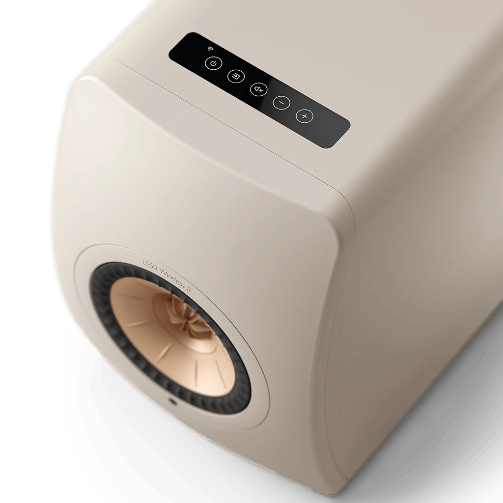 Caixa bookshelf amplificada KEF LS50 Wireless II - Sand Shell - Imagem 3