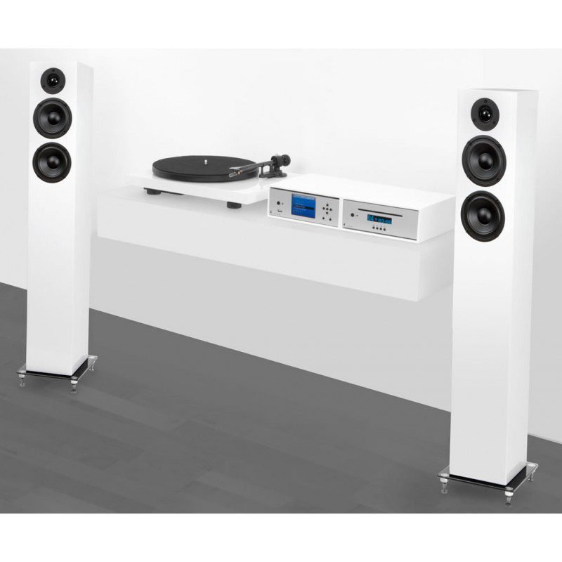 Caixa Torre Pro-ject Speaker Box 10E Carbon - White - Par - Imagem 2