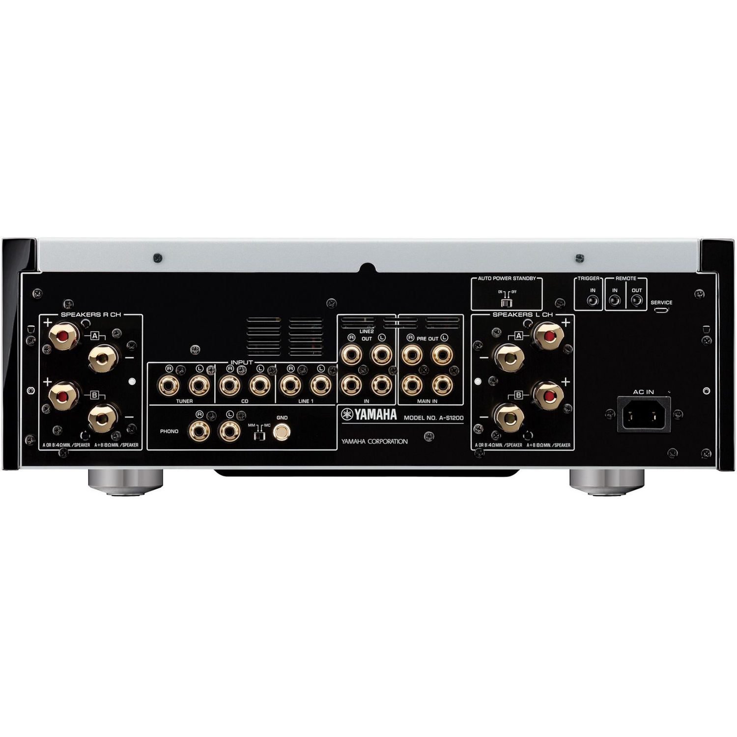 Amplificador integrado Yamaha A-S1200 - Silver - 110V - Imagem 4