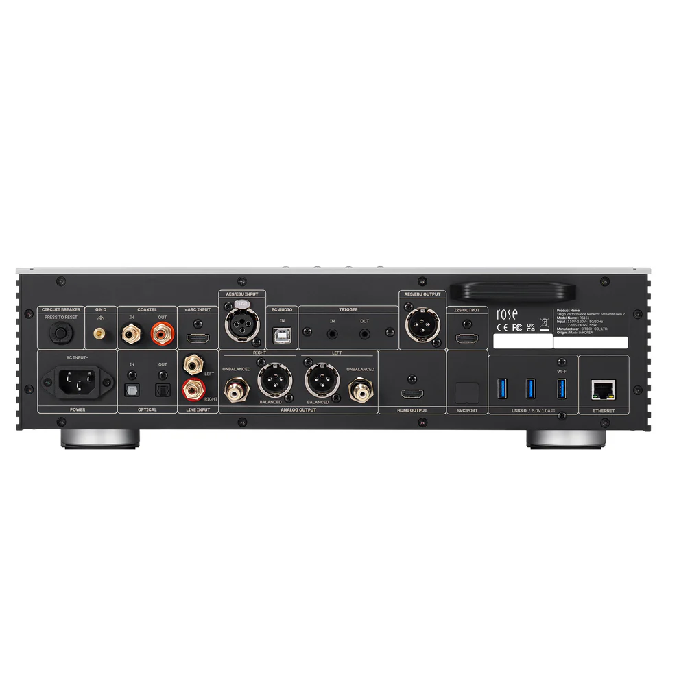 DAC e Streamer player HiFi Rose RS151B Gen 2 - Silver - Imagem 4