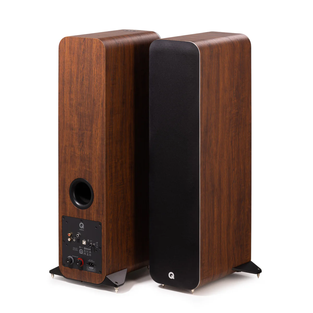 Caixa Torre Q Acoustics M40 - Amplificadas - Walnut - Par - Imagem 2