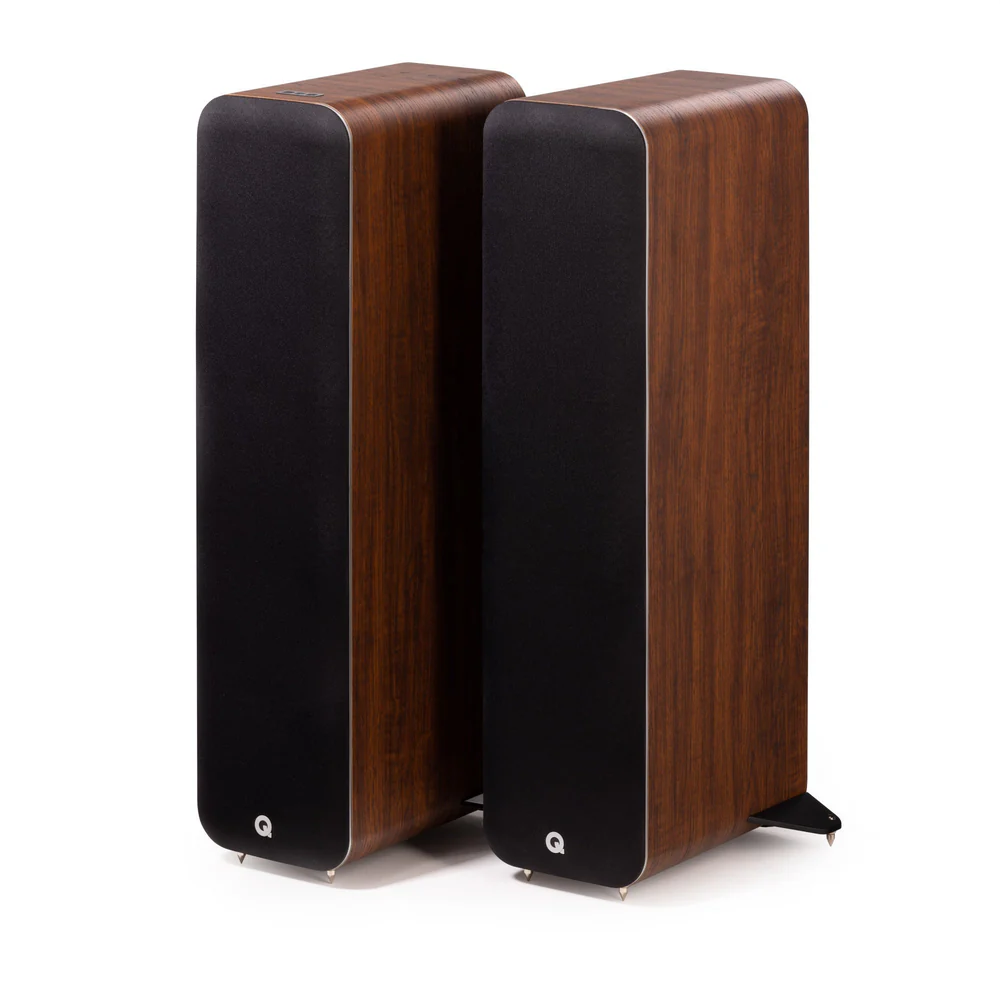 Caixa Torre Q Acoustics M40 - Amplificadas - Walnut - Par