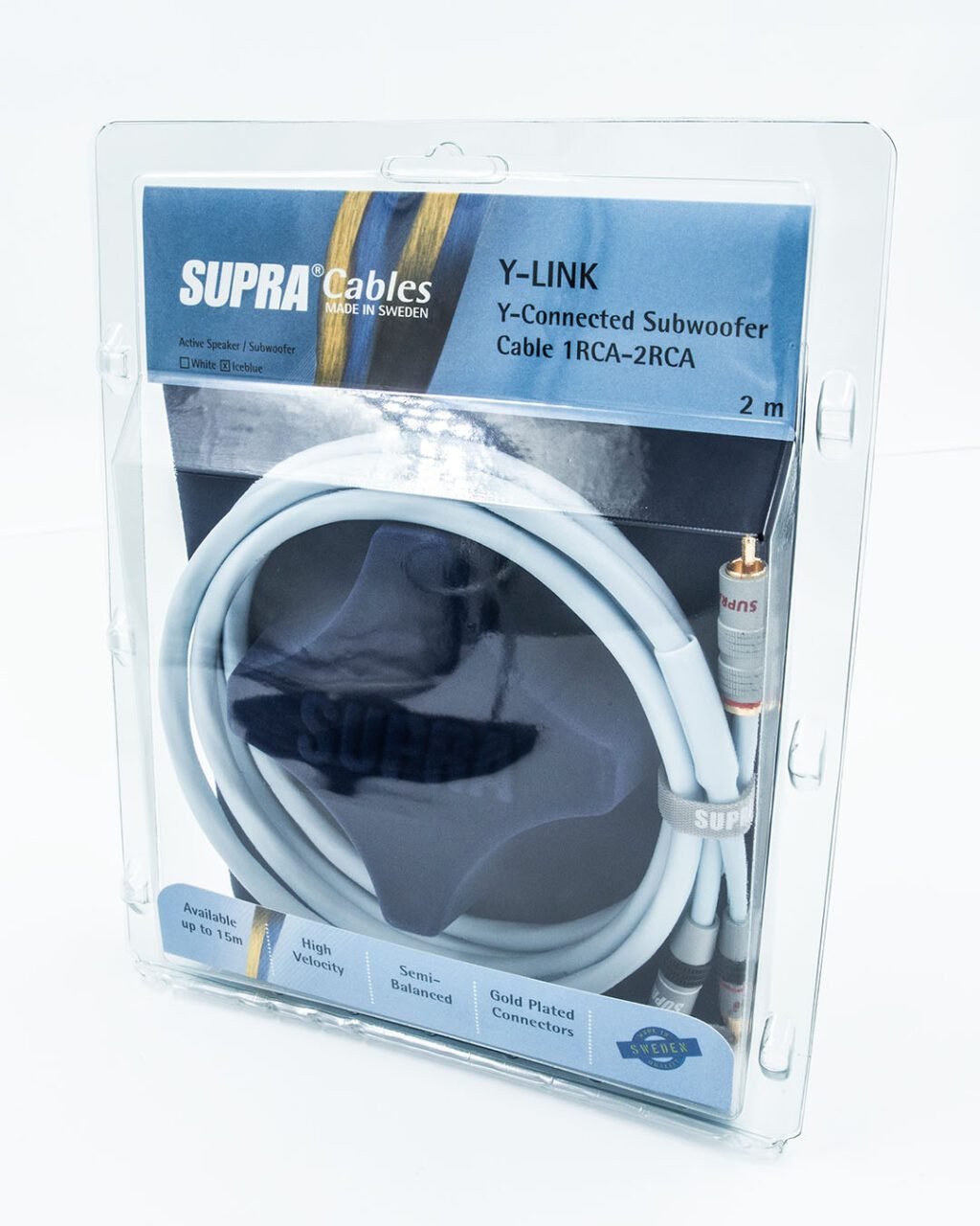 Cabo RCA SubSupra Y-Link 1RCA-2RCA - 4.0m - Unidade - Imagem 4